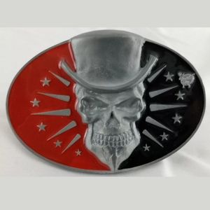 Fierce Skull Moto Style Vince Ray Belt Buckle